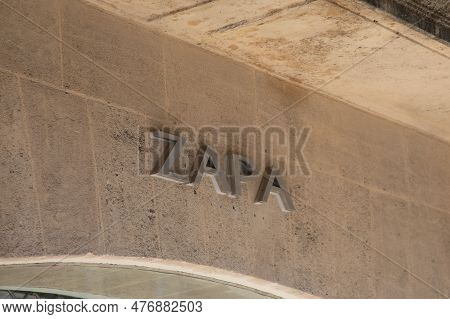 Bordeaux , Aquitaine  France - 05 19 2023 : Zapa Logo And Sign Text Front Facade Store Fashion Brand