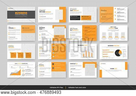 Business Presentation Slides Templatesand Business Proposal ,can Be Used For Presentation, Flyer And