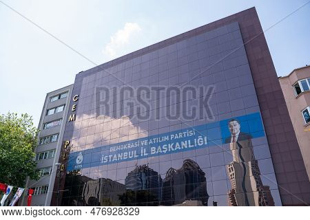 Deva Party Istanbul Provincial Presidency Building. The Democracy And Progress Party (demokrasi Ve A