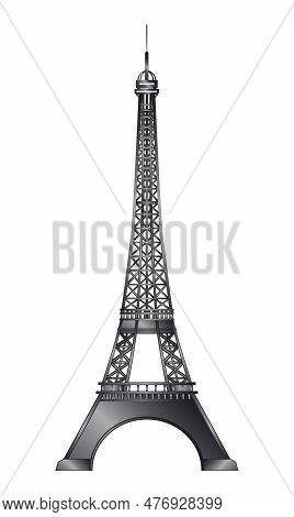 Eiffel Tower Black And White Clipart