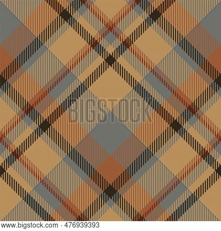 Tartan Scotland Seamless Plaid Pattern Vector. Retro Background Fabric. Vintage Check Color Square G