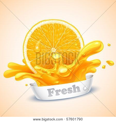 Juicy orange