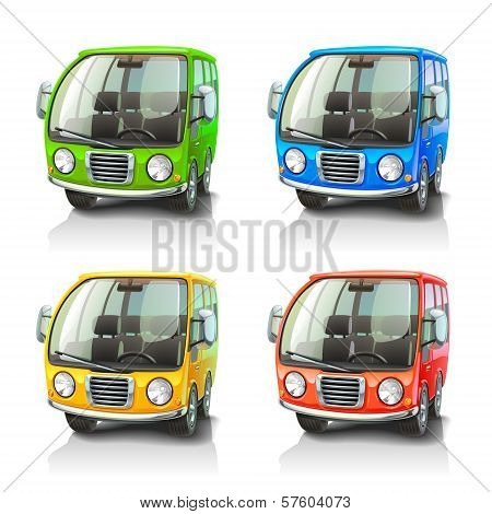 Colorful vector cars