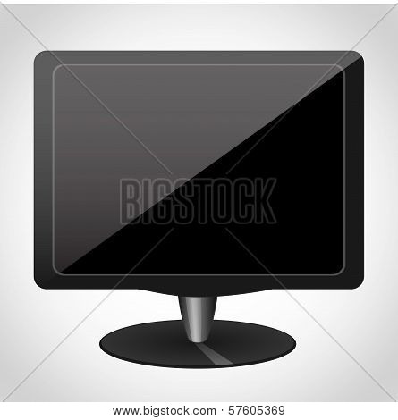 Computer monitor icon for websites UI