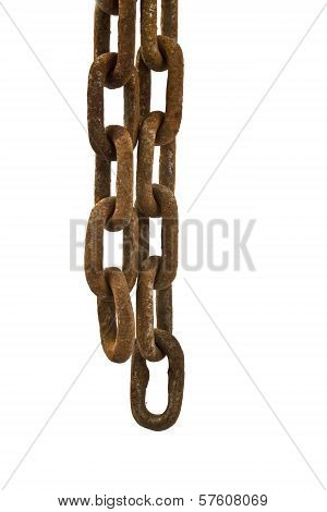 Rusty Chain Isolated
