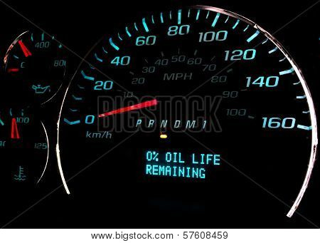 Change Oil soon warning light