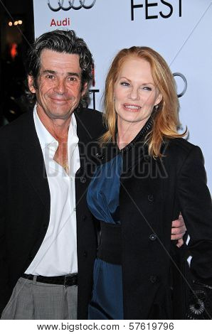 Alan Rosenberg and Marg Helgenberger at the AFI Fest Screening of 