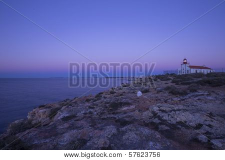 Ferragudo's lighthouse, Algarve, Portugal