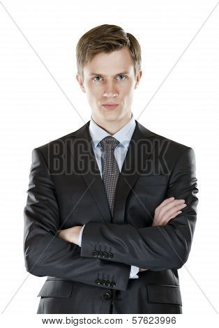 Businessman With A Stern Look