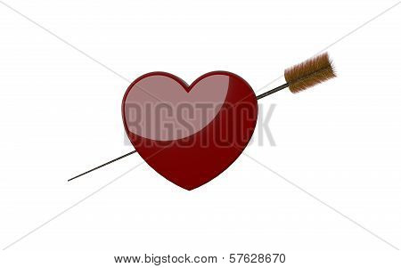 Heart Pierced By An Arrow
