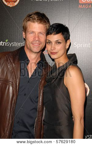 Joel Gretsch and Morena Baccarin  at the TV GUIDE Magazine's Hot List Party, SLS Hotel, Los Angeles, CA. 11-10-09