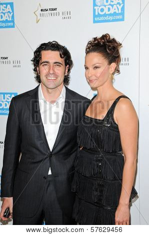 Dario Franchitti and wife Ashley Judd  at the USA Today Hollywood Hero Gala honoring Ashley Judd,  Montage Hotel, Beverly Hills, CA.  11-10-09