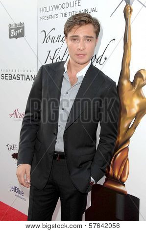 Ed Westwick at Hollywood Life's 11th Annual Young Hollywood Awards. The Eli and Edythe Broad Stage, Santa Monica, CA. 06-07-09