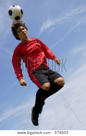 Fotbal Football Player tvorby hlavička