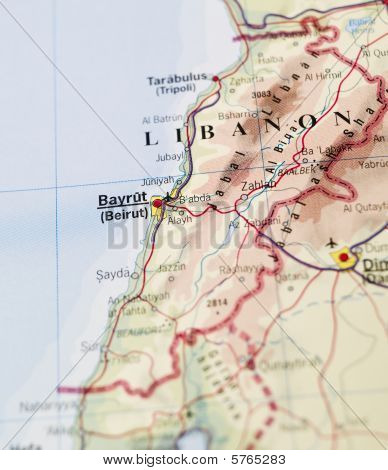Mapa de Bayrut