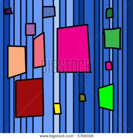 tetragon coloré