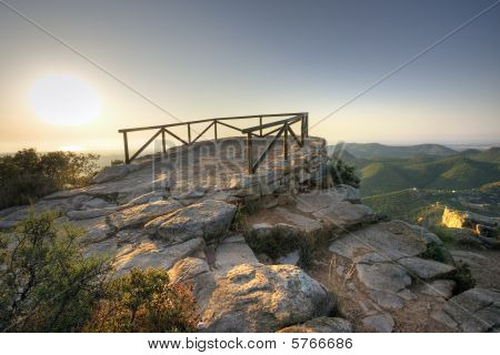 Mirador en la montaña