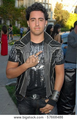 Colby O'Donis  at the Aces and Angels Celebrity Poker Party. Playboy Mansion, Beverly Hills, CA 07-11-09