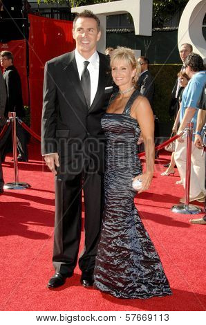 Kurt Warner and wife Brenda at the 17th Annual ESPY Awards. Nokia Theatre, Los Angeles, CA. 07-15-09