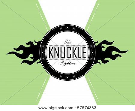 vintage sticker label