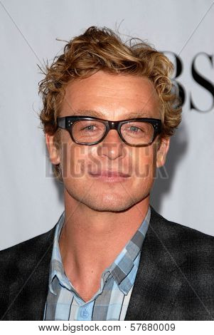 Simon Baker  at the CBS, CW and Showtime All-Star Party. Huntington Library, Pasadena, CA. 08-03-09