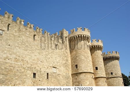 Rhodes Medieval Knights Castle (Palace), Greece