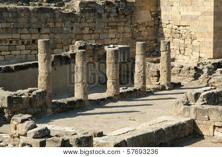 Ancient ruins of Kamiros, Rhodes - Greece