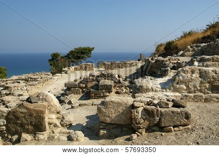 Ancient ruins of Kamiros, Rhodes - Greece