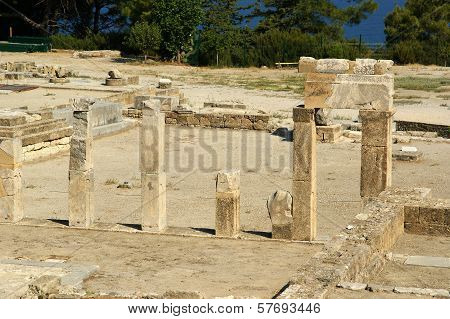 Ancient ruins of Kamiros, Rhodes - Greece