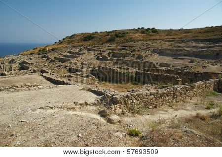 Ancient ruins of Kamiros, Rhodes - Greece