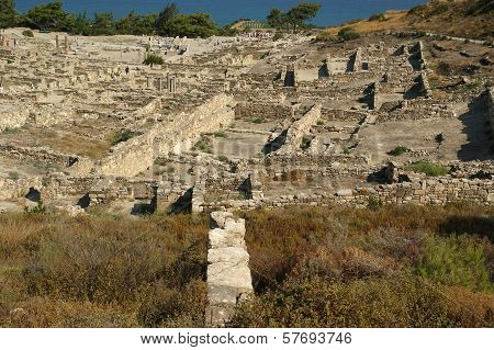 Ancient ruins of Kamiros, Rhodes - Greece