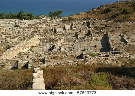 Ancient ruins of Kamiros, Rhodes - Greece
