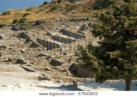 Ancient ruins of Kamiros, Rhodes - Greece