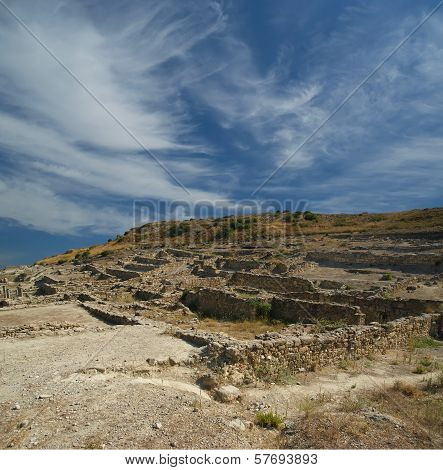 Ancient ruins of Kamiros, Rhodes - Greece
