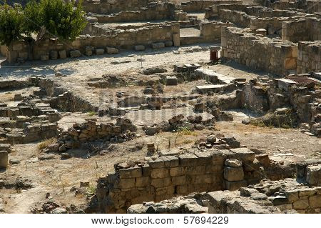 Ancient ruins of Kamiros, Rhodes - Greece