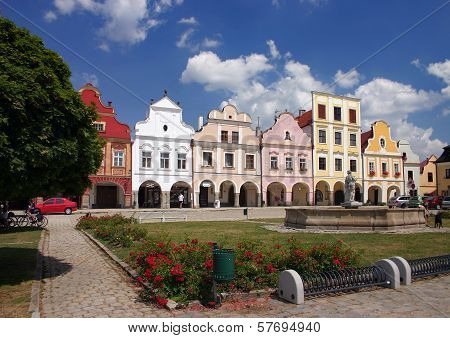Historic Centre Of Telc - City In The Czech Republic