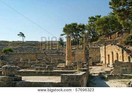 Ancient ruins of Kamiros, Rhodes - Greece