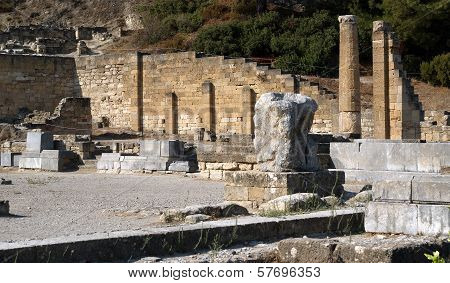 Ancient ruins of Kamiros, Rhodes - Greece