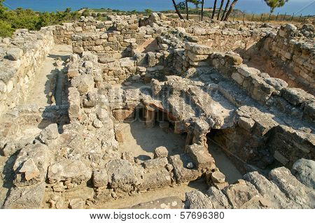 Ancient ruins of Kamiros, Rhodes - Greece