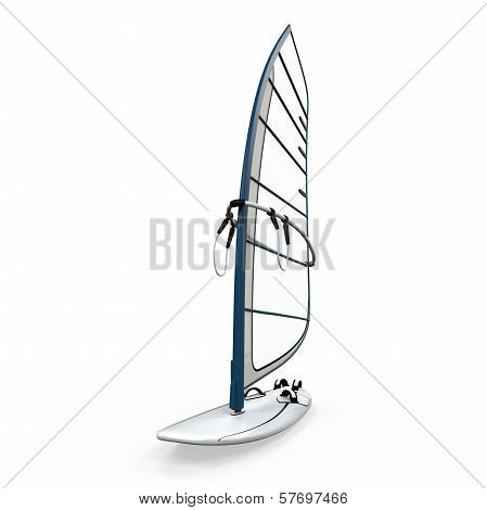 Sailboard Isolated