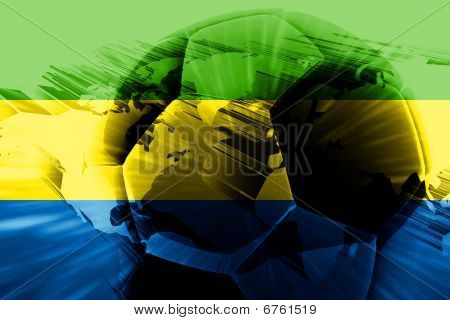 Gabon futbol bayrağı