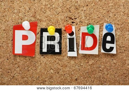 The word Pride