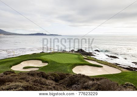 Pebble Beach golf course, Monterey, California, USA