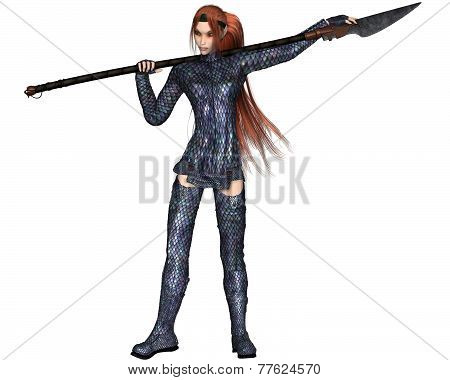 Female Elf Dragon Warrior