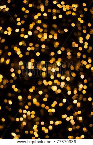 Blurred Golden  Lights