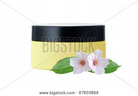 Face Cream Isolated On White