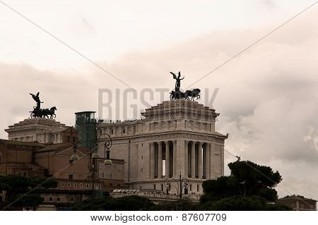 Vittoriano Or Altar Of The Fatherland