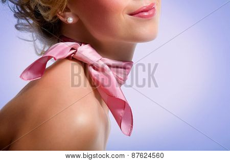 Pink Scarf