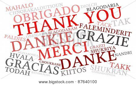 Thank You Word Cloud