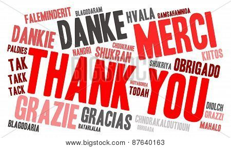 Thank You Word Cloud